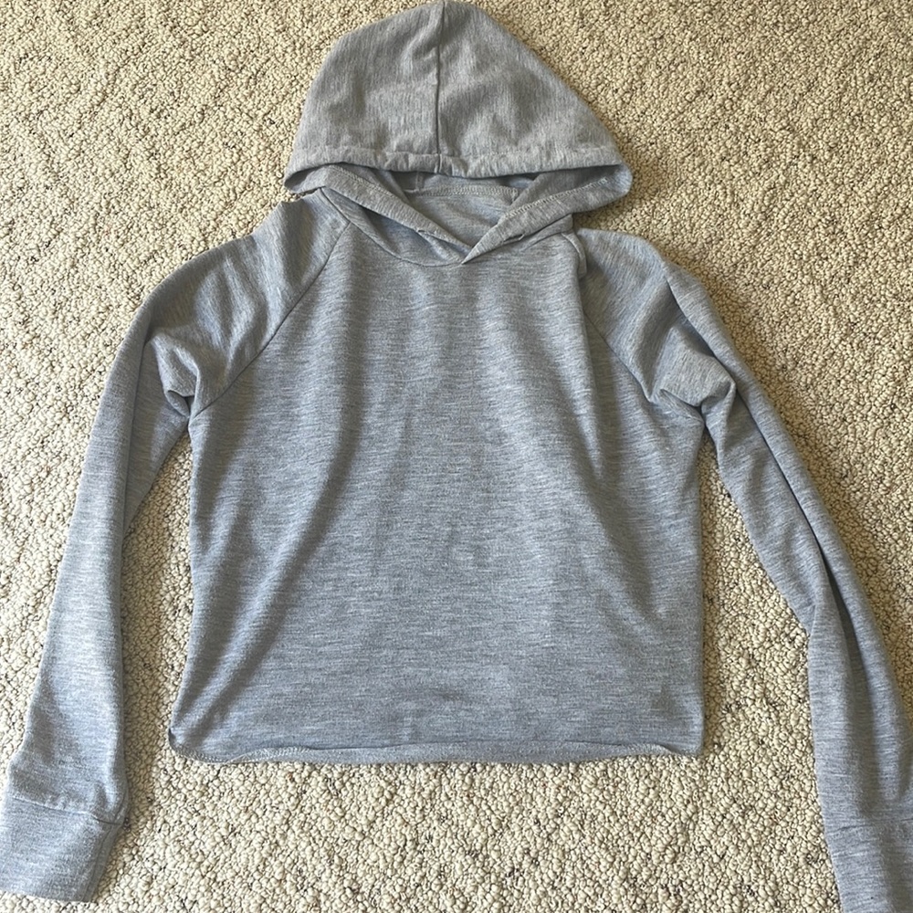 Shein XS gray light hoodie